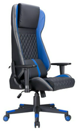 Игровое кресло Eco Estelar Sun, черный, синий