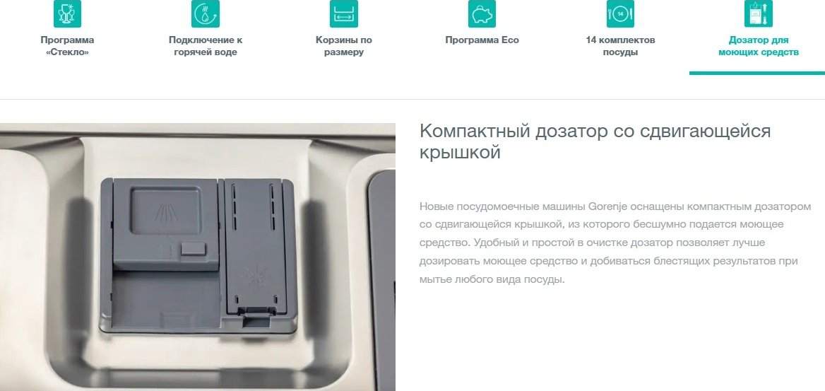 Посудомоечная машина Gorenje GV642D90 белый купить,NaN