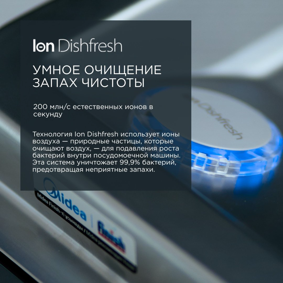 Посудомоечная машина Midea MDWB-4529TQ стальной купить,279990