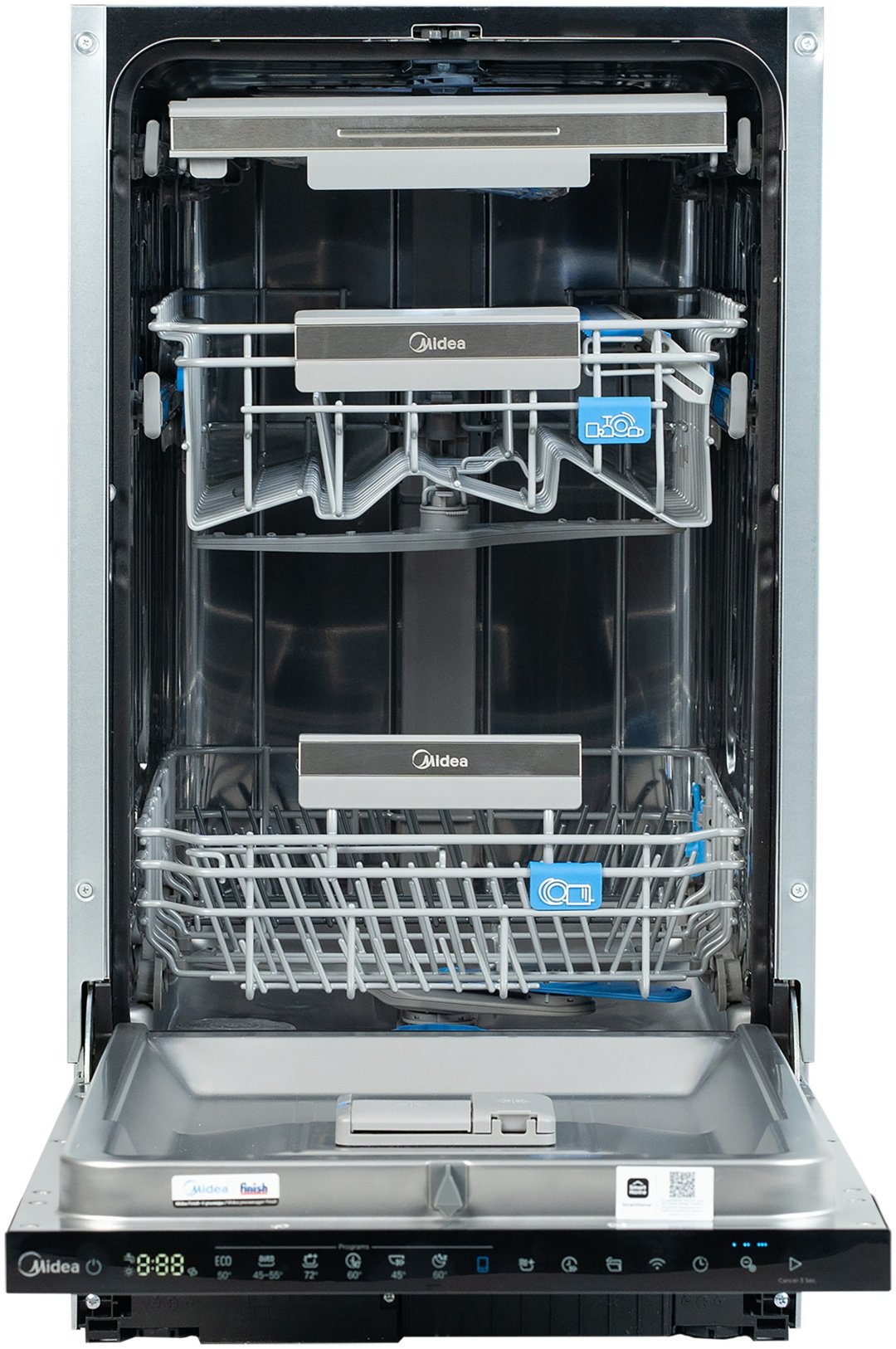 Посудомоечная машина Midea MDWB-4529TQ стальной - ForteMarket Посудомоечная машина Midea MDWB-4529TQ стальной купить,0