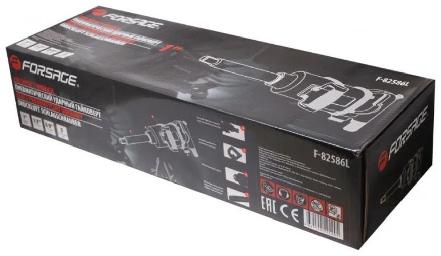 Пневмогайковерт Forsage ударный F-82586L - ForteMarket Пневмогайковерт Forsage ударный F-82586L купить,191120