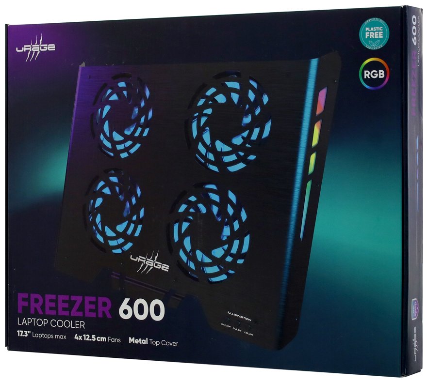Hama подставка для ноутбука URAGE FREEZER 600 METAL (00219823) - ForteMarket Hama подставка для ноутбука URAGE FREEZER 600 METAL (00219823) купить,0