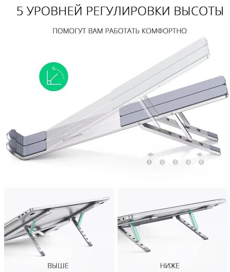 Ugreen подставка для ноутбука LP451 40289 - ForteMarket Ugreen подставка для ноутбука LP451 40289 купить,0