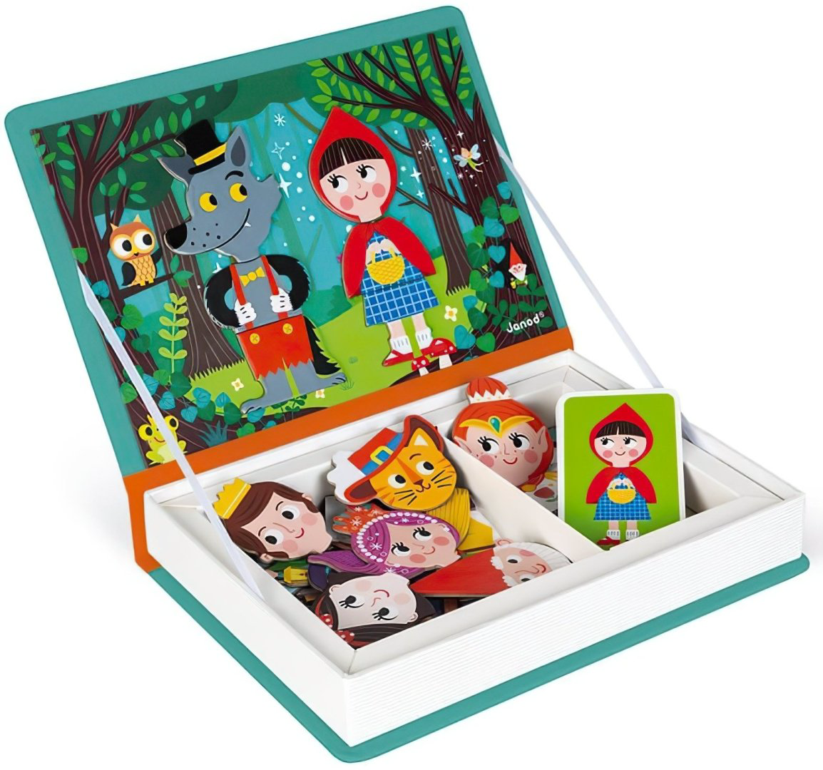 Ardesto J02588 Магнитная книга Janod Cказки купить,NaN