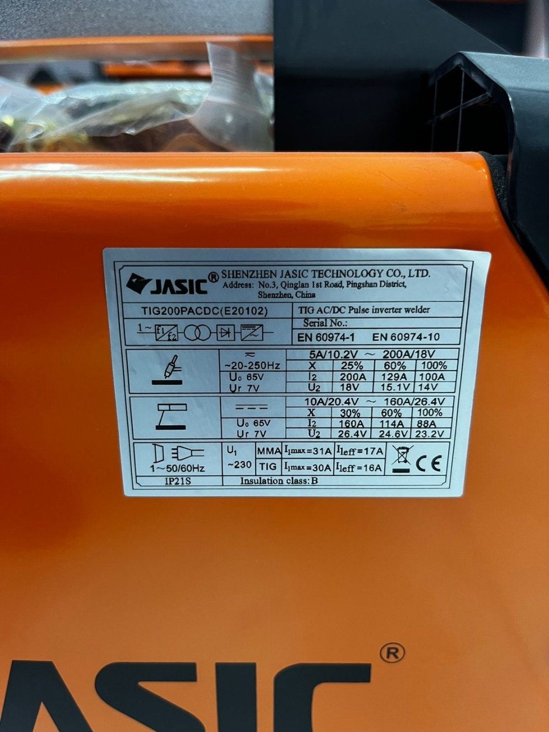 Jasic сварочный инвертор TIG 200P AC/DC PRO E20102 - ForteMarket Jasic сварочный инвертор TIG 200P AC/DC PRO E20102 купить,0