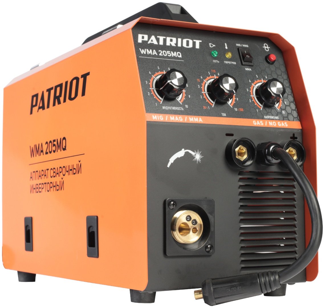 Patriot сварочный инвертор WMA 205MQ (MIG/MAG, MMA) - ForteMarket Patriot сварочный инвертор WMA 205MQ (MIG/MAG, MMA) купить,0