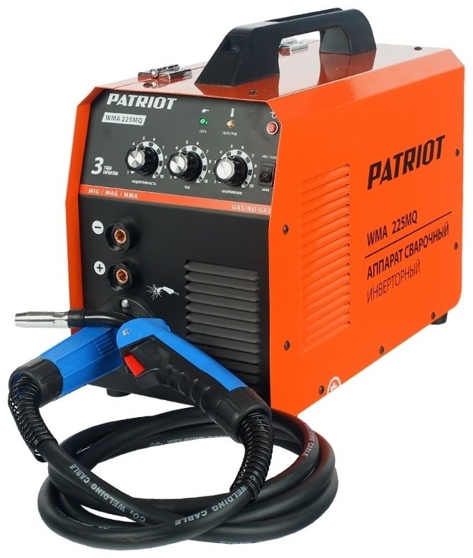 Patriot сварочный инвертор WMA 225MQ (MIG/MAG)