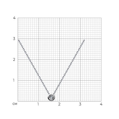 Колье Diamant 52-270-01080-1 42см 1,58гр. купить,NaN