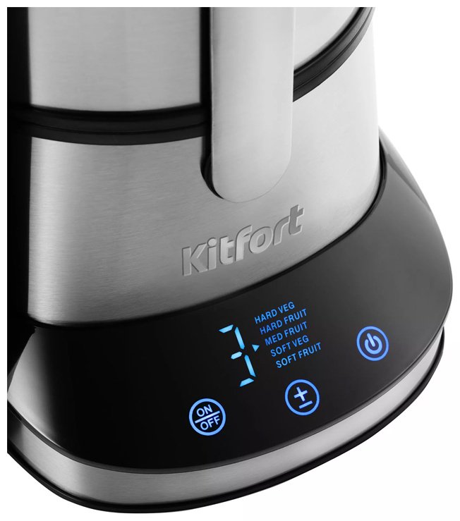 Соковыжималка Kitfort KT-1112 серебристый - ForteMarket Соковыжималка Kitfort KT-1112 серебристый купить,0