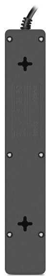Сетевой фильтр Sven SF-05E 3,0м (с защитными шторками) черный