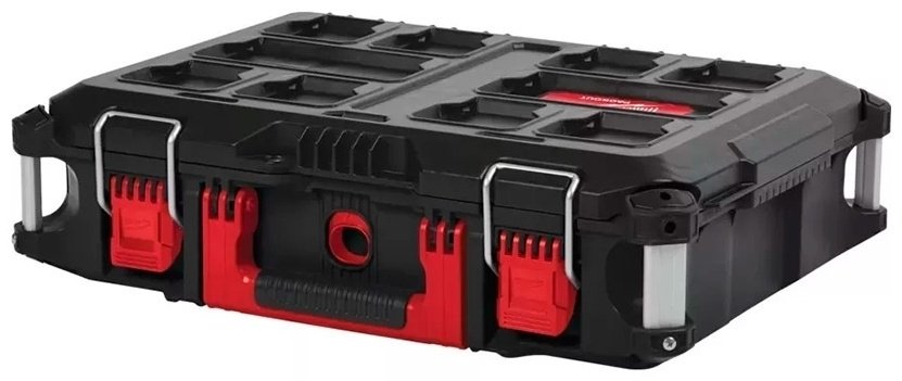 Milwaukee ящик с органайзером PACKOUT 4932464080 (56х41х17 см) купить,NaN