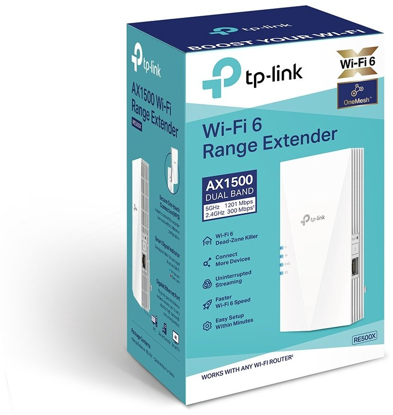 Усилитель интернет-сигнала TP-LINK RE500X - ForteMarket Усилитель интернет-сигнала TP-LINK RE500X купить,31670
