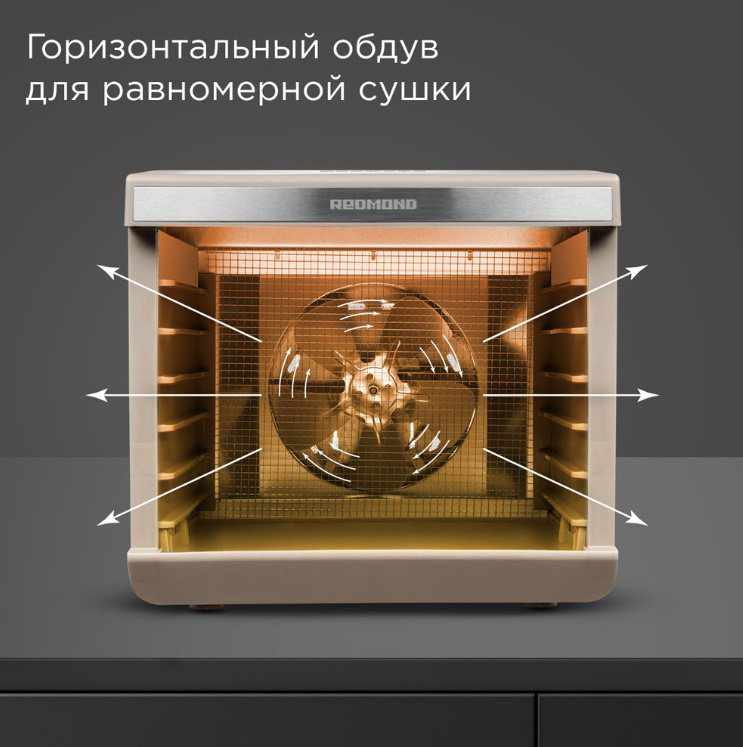 Электросушилка REDMOND FD1105 бежевый купить,124990