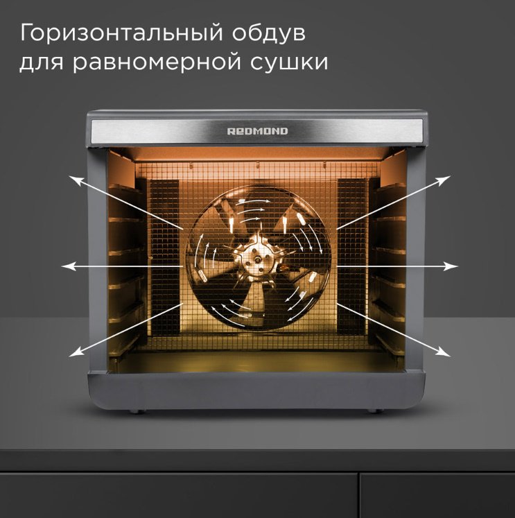 Электросушилка REDMOND FD1105 серый - ForteMarket Электросушилка REDMOND FD1105 серый купить,0