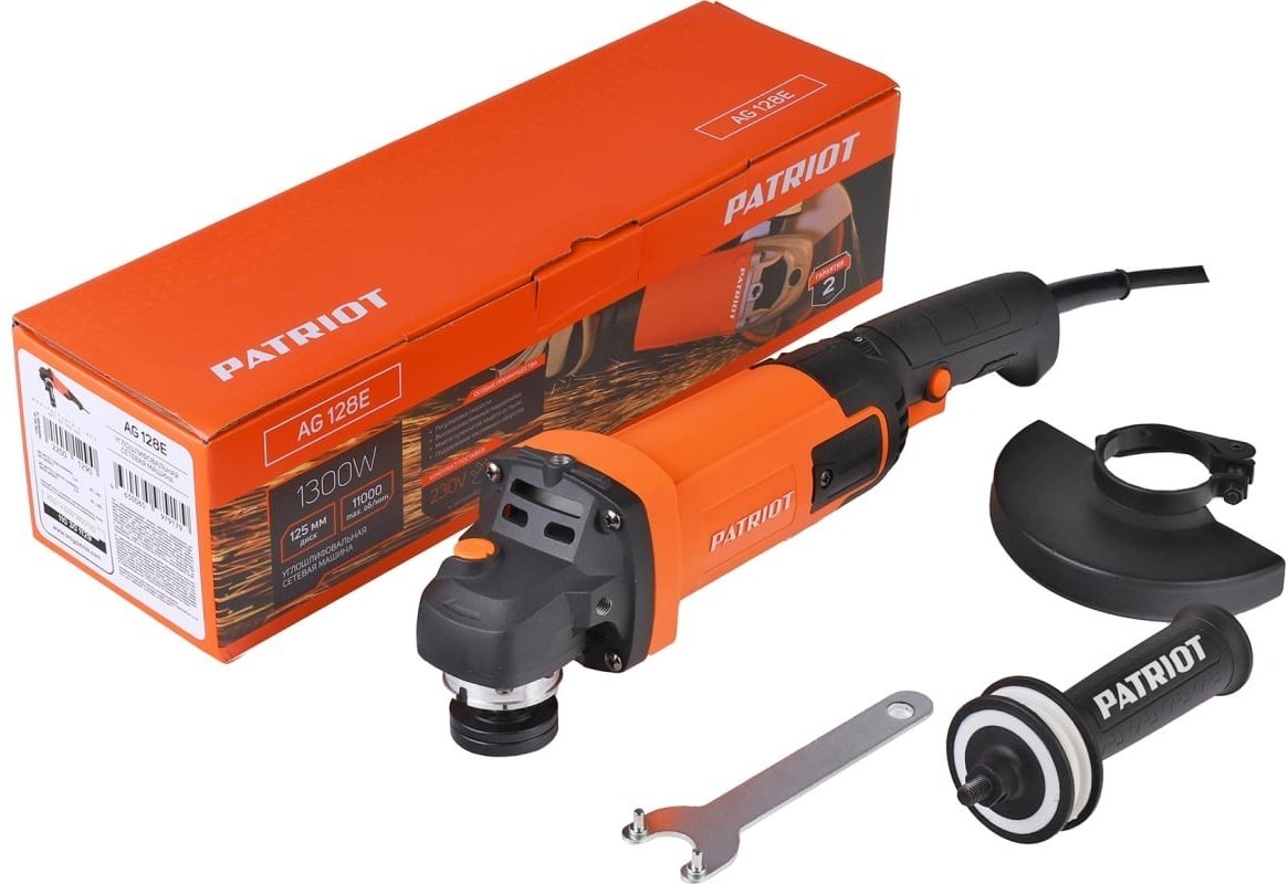 Шлифмашина угловая Patriot AG 128E - ForteMarket Шлифмашина угловая Patriot AG 128E купить,0
