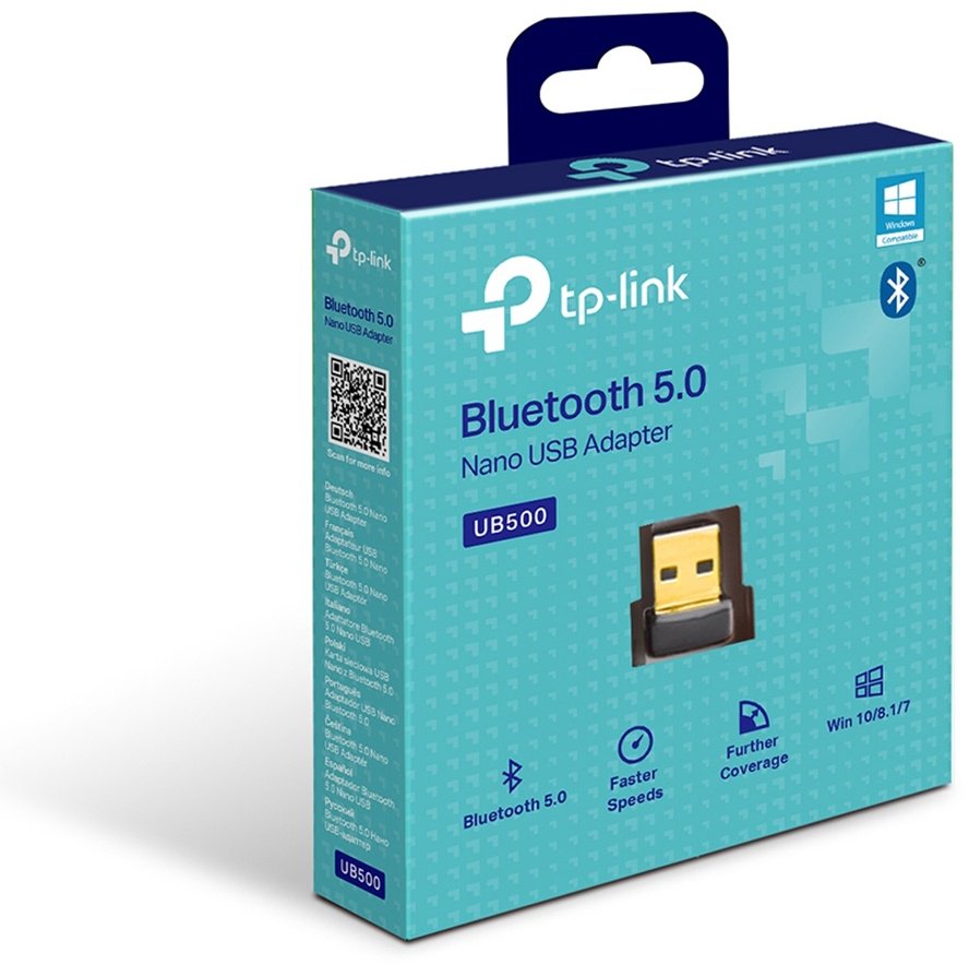 Bluetooth адаптер TP-LINK UB500 черный купить,0