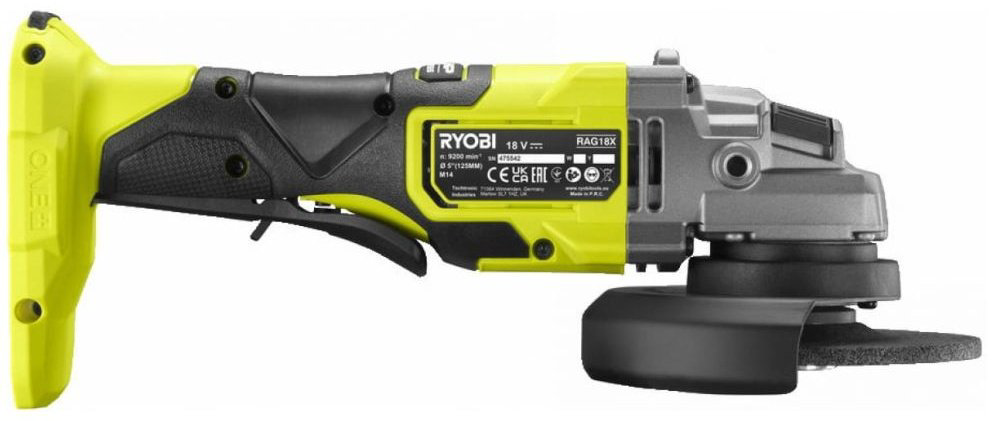 Шлифмашина угловая RYOBI RAG18X-0 5133005011 купить,NaN