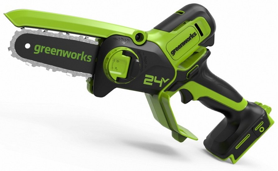 Цепная пила Greenworks аккумуляторная G24MCS10K2 (2008207UA)