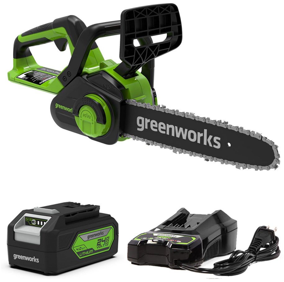 Цепная пила Greenworks аккумуляторная G40CS30IIK4 (2007807UB)