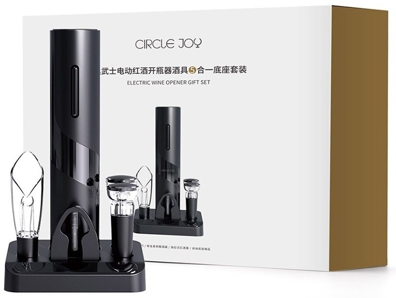 Circle Joy штопор Electric Wine Opener Gift Set CJ-TZ08 электрический - ForteMarket Circle Joy штопор Electric Wine Opener Gift Set CJ-TZ08 электрический купить,0