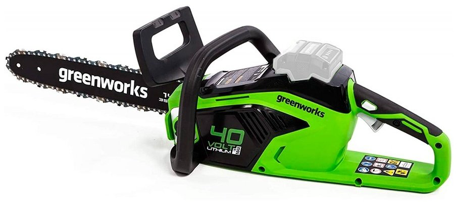 Цепная пила Greenworks электрическая GD40CS15 без аккумулятора и ЗУ купить,NaN