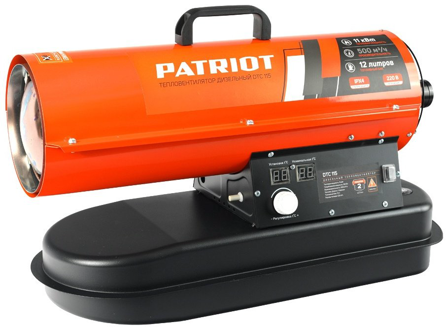 Тепловая дизельная пушка Patriot DTC-115, 11 кВт купить,NaN