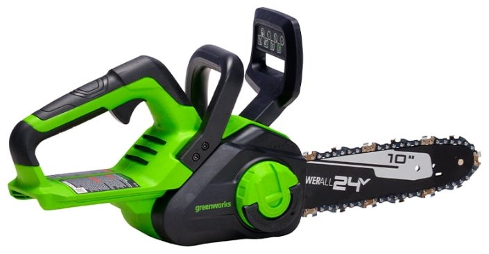Цепная пила Greenworks аккумуляторная G24CS25K4 (2007707UBRU)