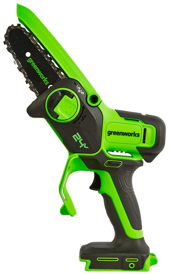 Цепная пила Greenworks аккумуляторная G24MCS10