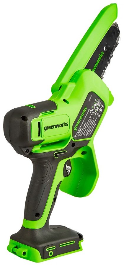 Цепная пила Greenworks аккумуляторная G24MCS10 купить,0