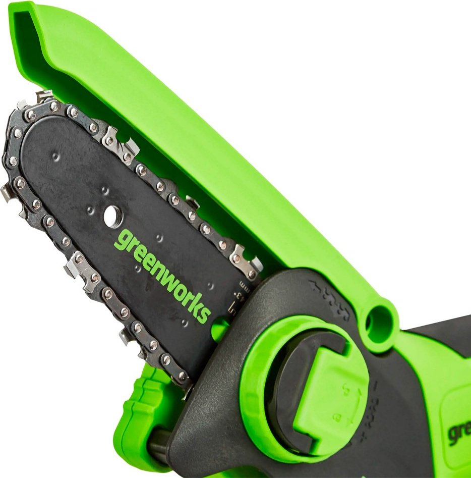 Цепная пила Greenworks аккумуляторная G24MCS10 купить,0