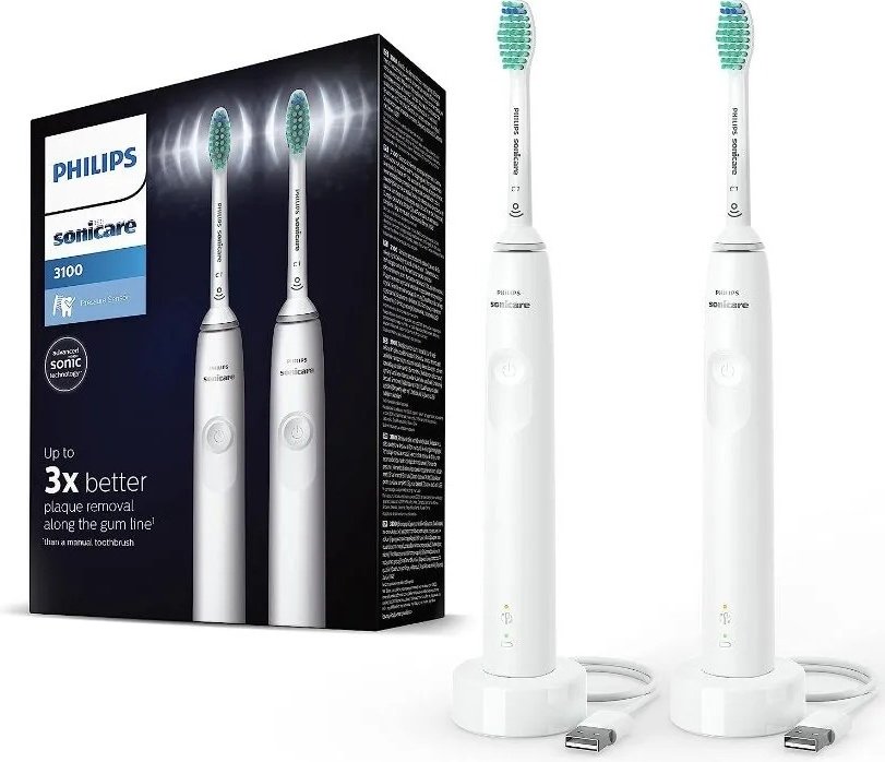 Электрическая щетка Philips звуковая HX3675/13 щетина средняя