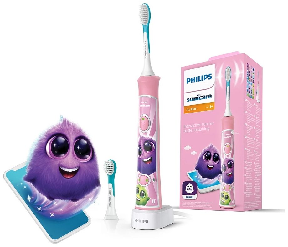 Электрическая щетка Philips звуковая Sonicare For Kids HX6352/42 щетина мягкая