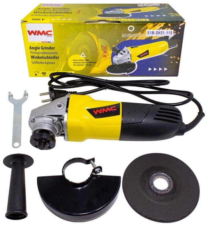 Шлифмашина угловая WMC TOOLS S1M-DH31-115