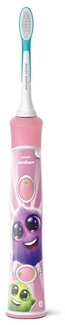 Электрическая щетка Philips звуковая Sonicare For Kids HX6352/42 щетина мягкая купить,0