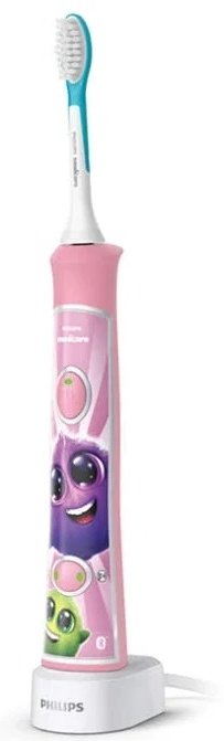 Электрическая щетка Philips звуковая Sonicare For Kids HX6352/42 щетина мягкая купить,0