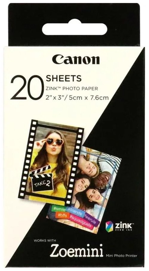 Фотопленка Canon ZINK PAPER ZP-2030 20 SHEETS EXP HB 3214C002AA 20 шт