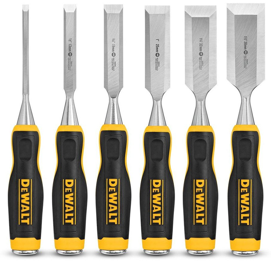 DeWALT набор стамесок DWHT16852-9, 6 шт