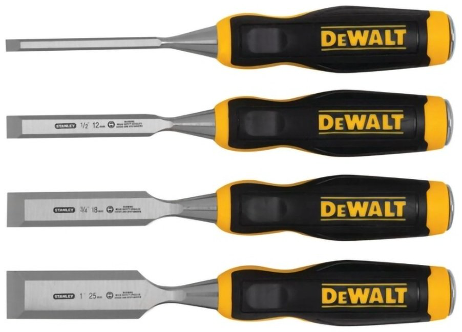 DeWALT набор стамесок DWHT0-16063, 4 шт
