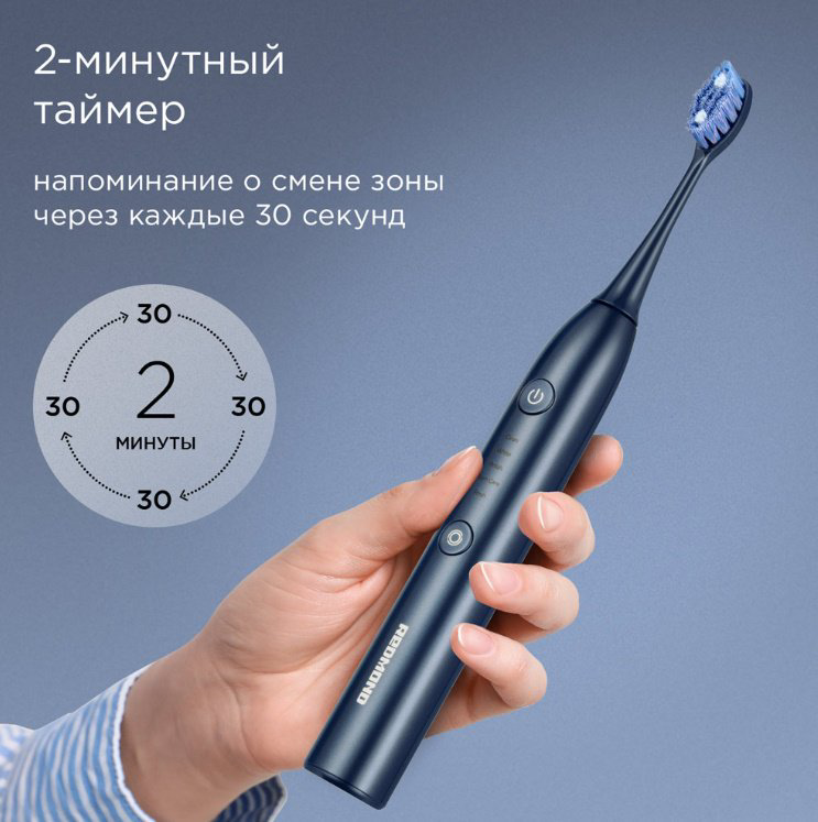 Электрическая щетка REDMOND звуковая TB4602 щетина средняя купить,46990