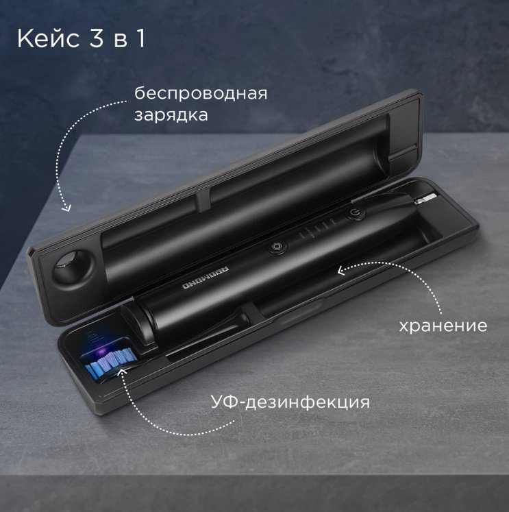 Электрическая щетка REDMOND звуковая TB4602 щетина средняя купить,46990