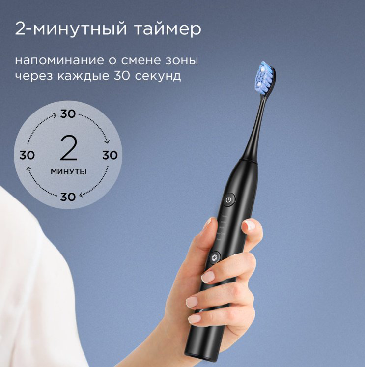 Электрическая щетка REDMOND звуковая TB4602 щетина средняя купить,46990