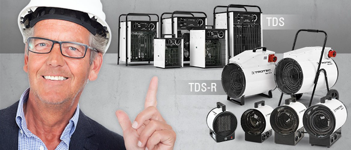 Тепловентилятор Trotec TDS 120 белый купить,NaN