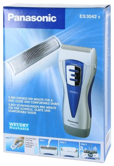 Электробритва Panasonic ES-3042 сеточная от аккумулятора купить,25990