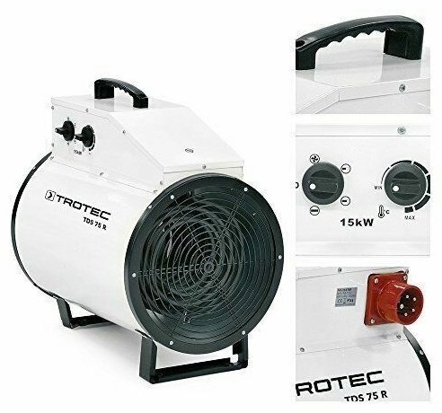 Тепловая электрическая пушка Trotec TDS 75 R, 15 кВт купить,0
