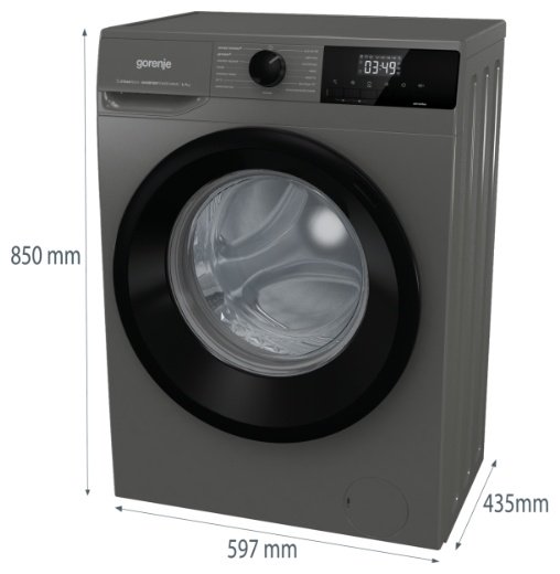 Стиральная машина Gorenje W3NHEI74SAS серый - ForteMarket Стиральная машина Gorenje W3NHEI74SAS серый купить,0