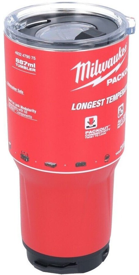 Термокружка Milwaukee PACKOUT 4932479075 0.887 л красный