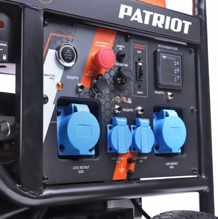 Электростанция бензиновая Patriot 11 кВт 1 (220 В), GRA 12000AWS купить,NaN