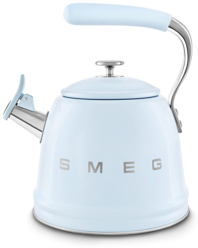 Smeg чайник Стиль 50-х г.г. CKLW2001PB 2.3 л, алюминий, нержавеющая сталь купить,NaN