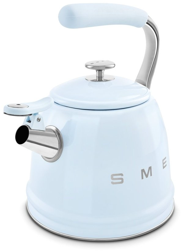 Smeg чайник Стиль 50-х г.г. CKLW2001PB 2.3 л, алюминий, нержавеющая сталь купить,NaN