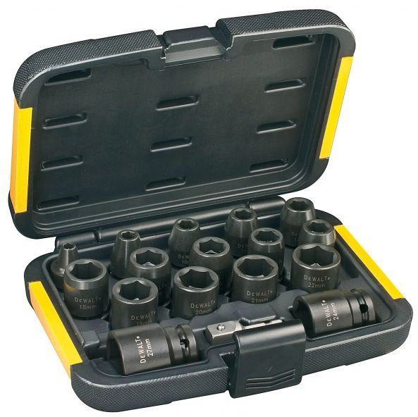 DeWALT набор торцевых головок 1/2 DT7506 17 шт